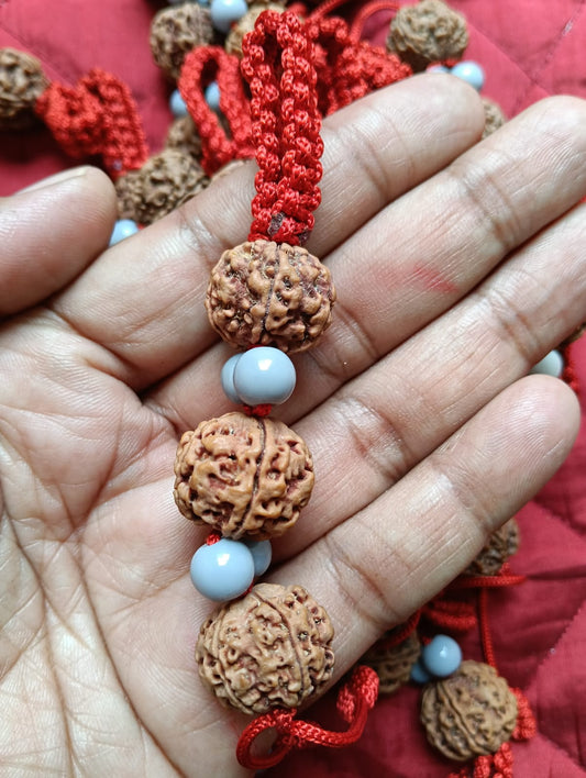 5 Mukhi Rudraksh Keyring