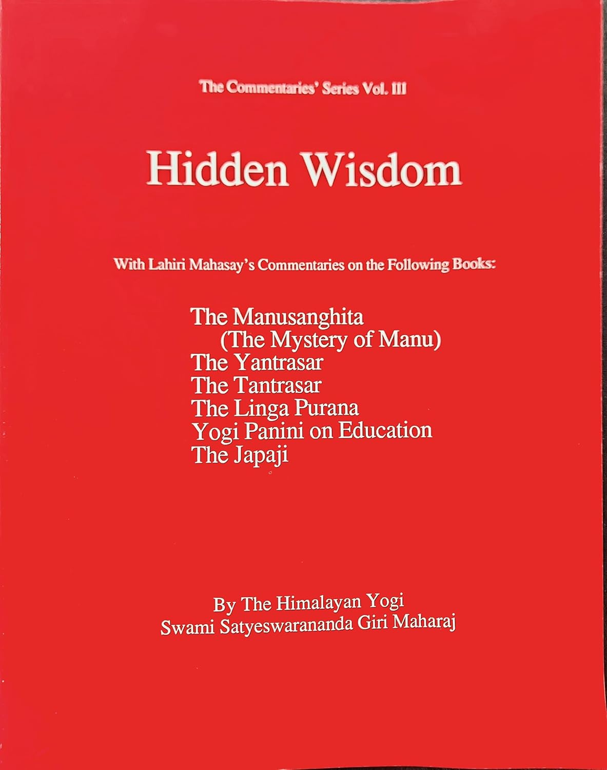 The Complete Work of Lahiri Mahasay (Set of 6 Volumes) (English)