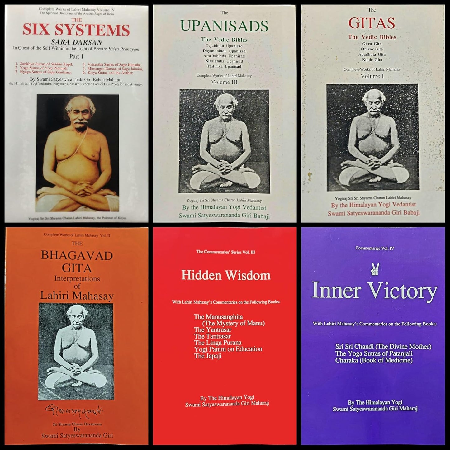 The Complete Work of Lahiri Mahasay (Set of 6 Volumes) (English)