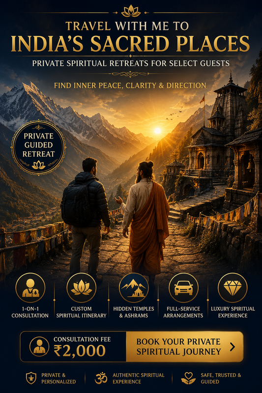 Travel With Me – Private Spiritual Journey & Consultation